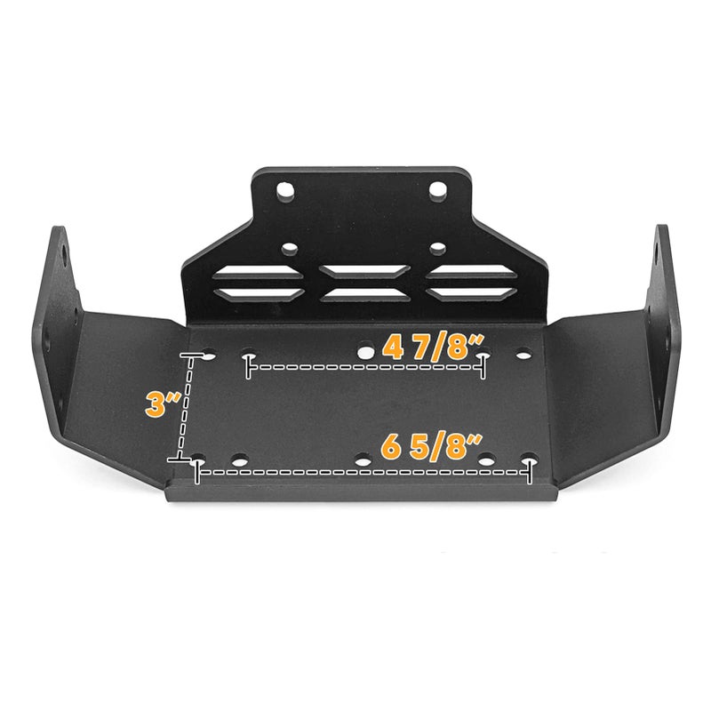 Wsays Winch Mounting Plate Bracket Kit Compatible with Honda Pioneer 500 2015-2023 Pioneer 520 2021-2023 - Image 5